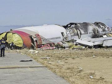 Accidente de avión en San Francisco