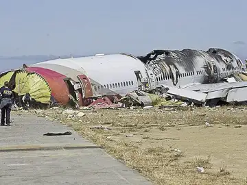 Accidente de avión en San Francisco Accidente de avión en San Francisco