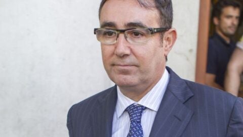 Diego Torres, a la salida del Juzgado de Instrucci&oacute;n n&uacute;mero 3 de Palma 