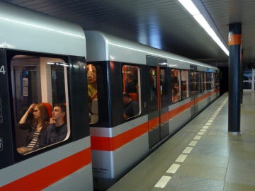 Imagen del metro de Praga