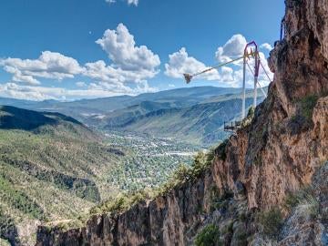 Las vistas desde la atracción sobre el Gran Cañón se adivinan espectaculares
