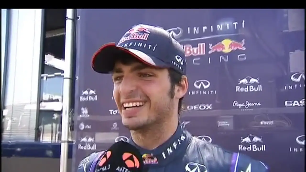 Carlos Sainz Jr: "Yo bajaba del coche y Vettel subía, no me lo creía"