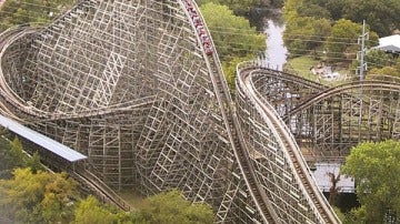 La montaña rusa 'Gigante de Texas'