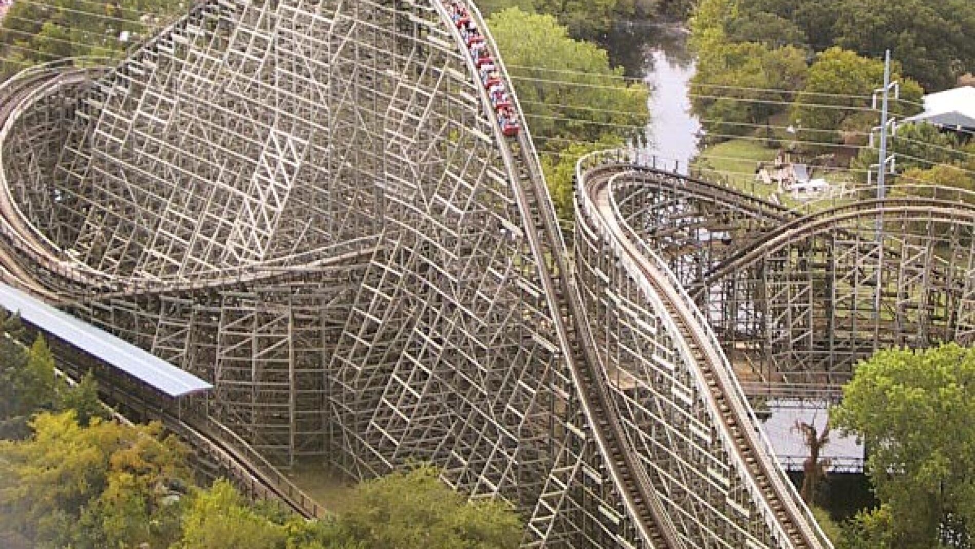 La monta&ntilde;a rusa 'Gigante de Texas'
