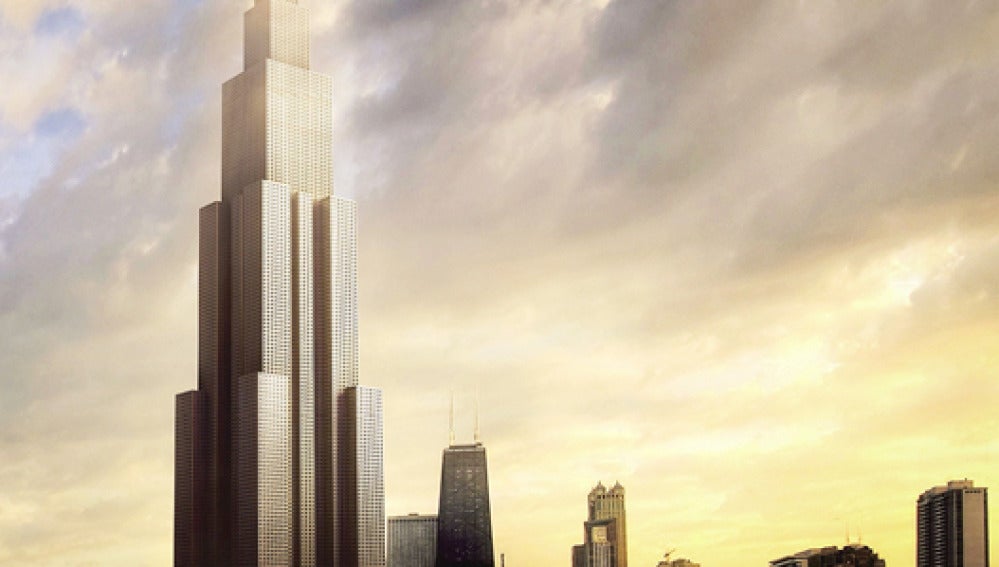 Imagen de la futura torre Sky City 