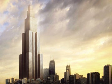 Imagen de la futura torre Sky City Imagen de la futura torre Sky City