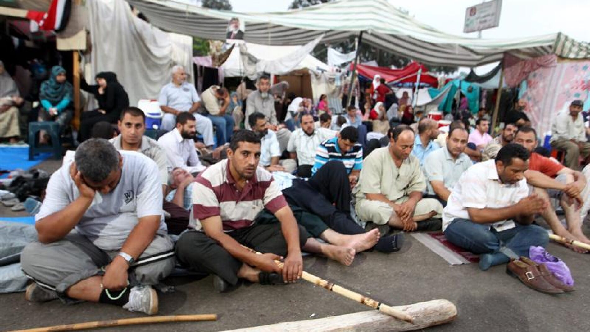 Manifestaci&oacute;n de seguidores de Mursi