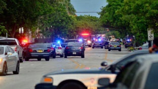 Coches de la Polic&iacute;a de Miami