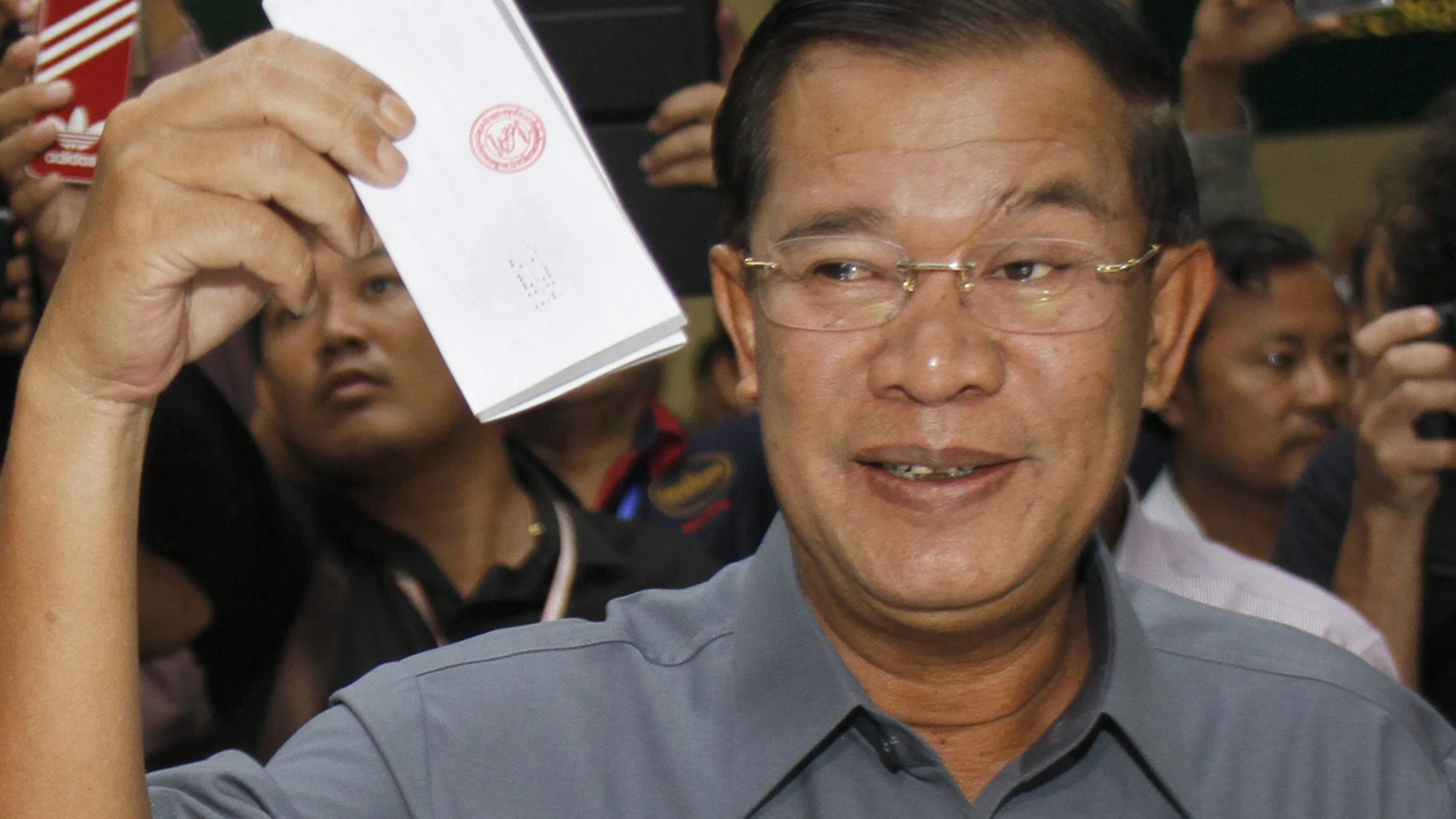 Hun Sen, líder del PPC Hun Sen, líder del PPC