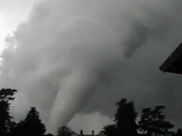 Tornado en el norte de Italia