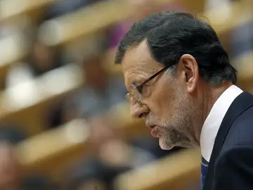 Mariano Rajoy en el Senado Mariano Rajoy en el Senado