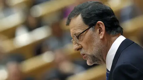 Mariano Rajoy en el Senado Mariano Rajoy en el Senado