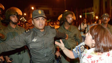 La policía reprime en Rabat una protesta por la liberación de un pederasta español