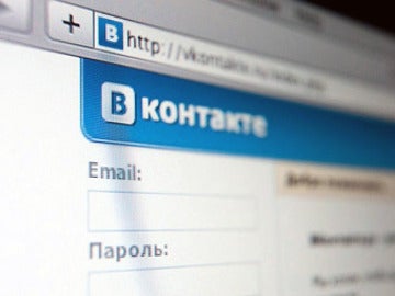 Página principal de la red social VKontakte