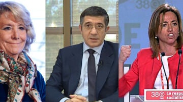 Esperanza Aguirre, Patxi López y Chacón, los mejor valorados