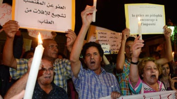 Protestas por los indultos en Marruecos