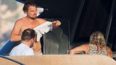 Leonardo DiCaprio en su yate