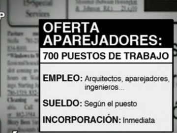 Oferta de empleo dirigida a arquitectos