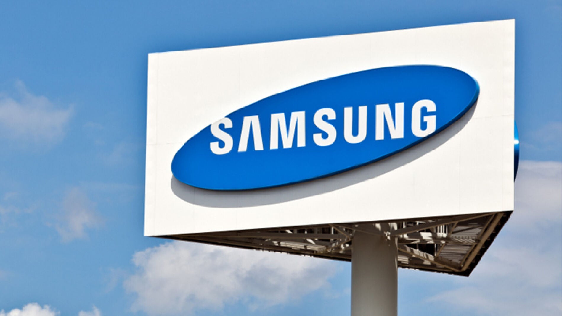 Cartel de Samsung