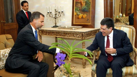 El Pr&iacute;ncipe con Horacio Cartes