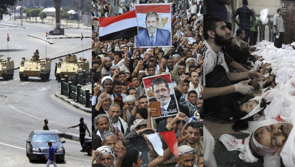 Fuertes protestas en Egipto