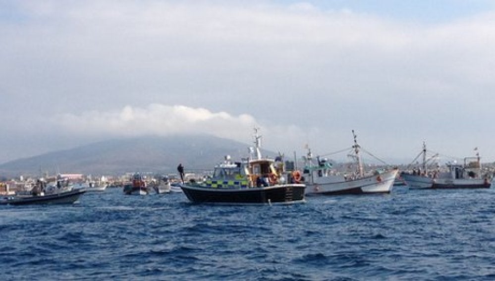 Los pescadores marchan al Peñón de Gibraltar