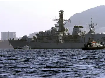 Recala en la base naval de Gibraltar la fragata 'HMS Westminster' Recala en la base naval de Gibraltar la fragata 'HMS Westminster'