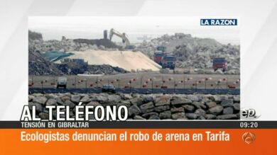 Gibraltar se rellena con arena de un espacio protegido español, según los ecologistas