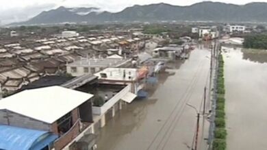 El tifón Utor arrasa el sureste de China