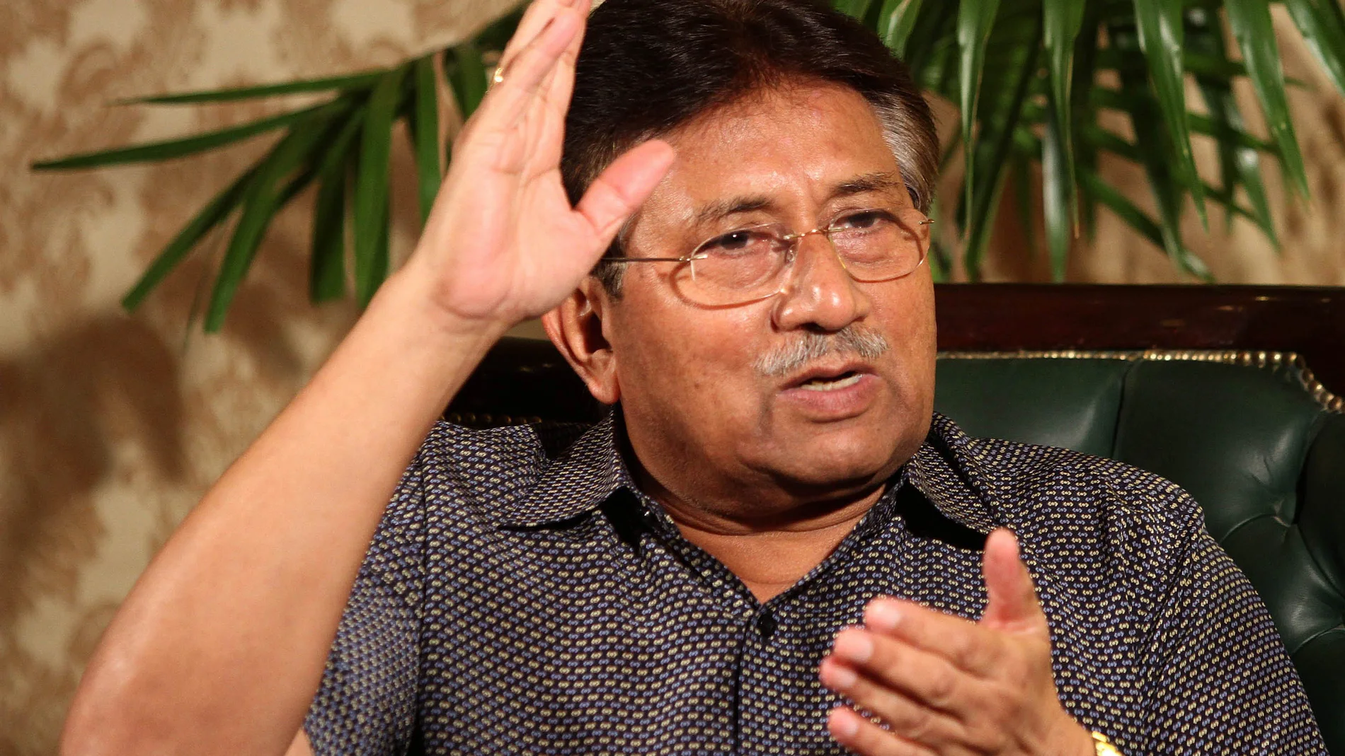 El expresidente de Pakistán, Pervez Musharraf El expresidente de Pakistán, Pervez Musharraf