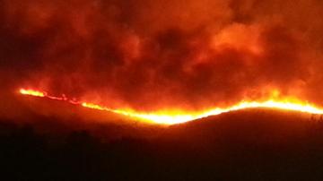 Incendio forestal en Mallorca