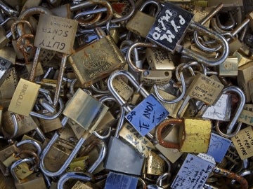 Candados en el Pont des Arts