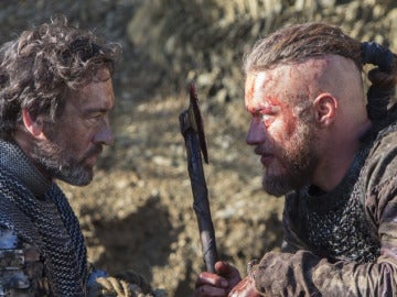 Ragnar y el hermano del Rey Aelle