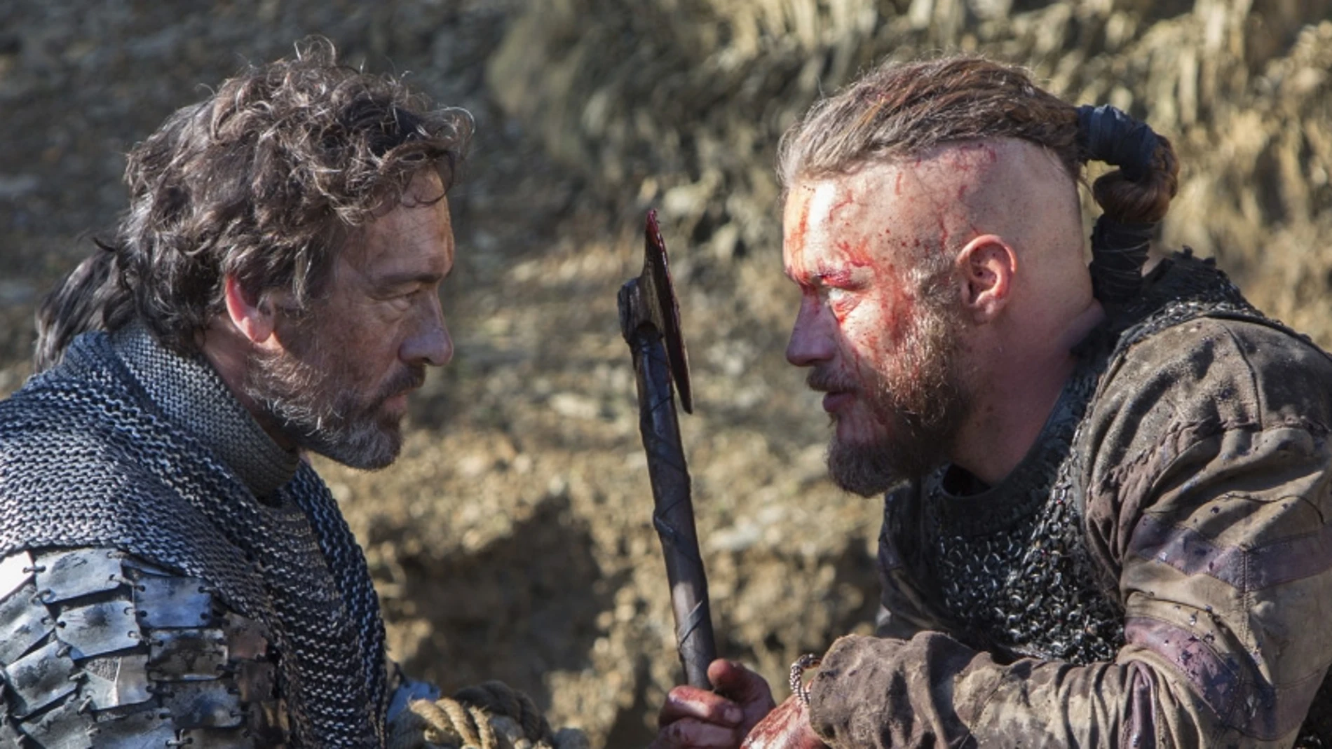 Ragnar y el hermano del Rey Aelle