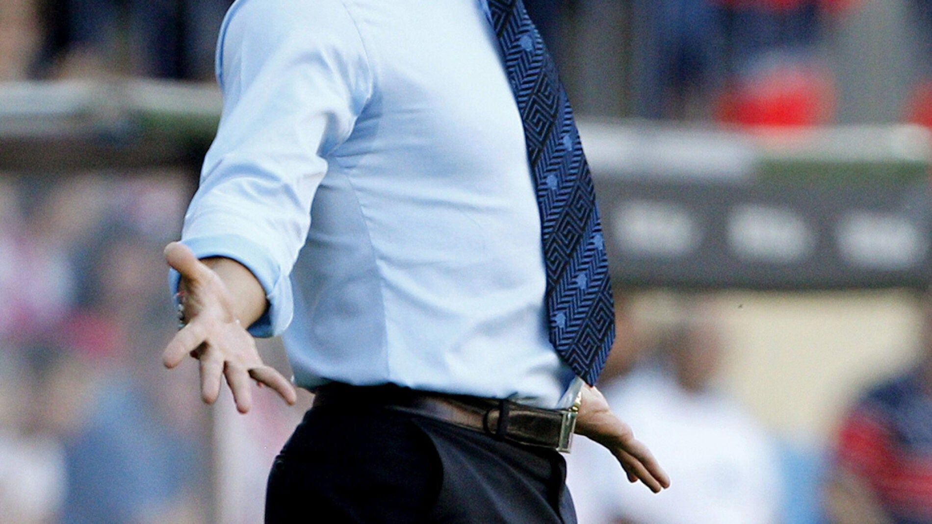 Paco J&eacute;mez, entrenador del Rayo Vallecano
