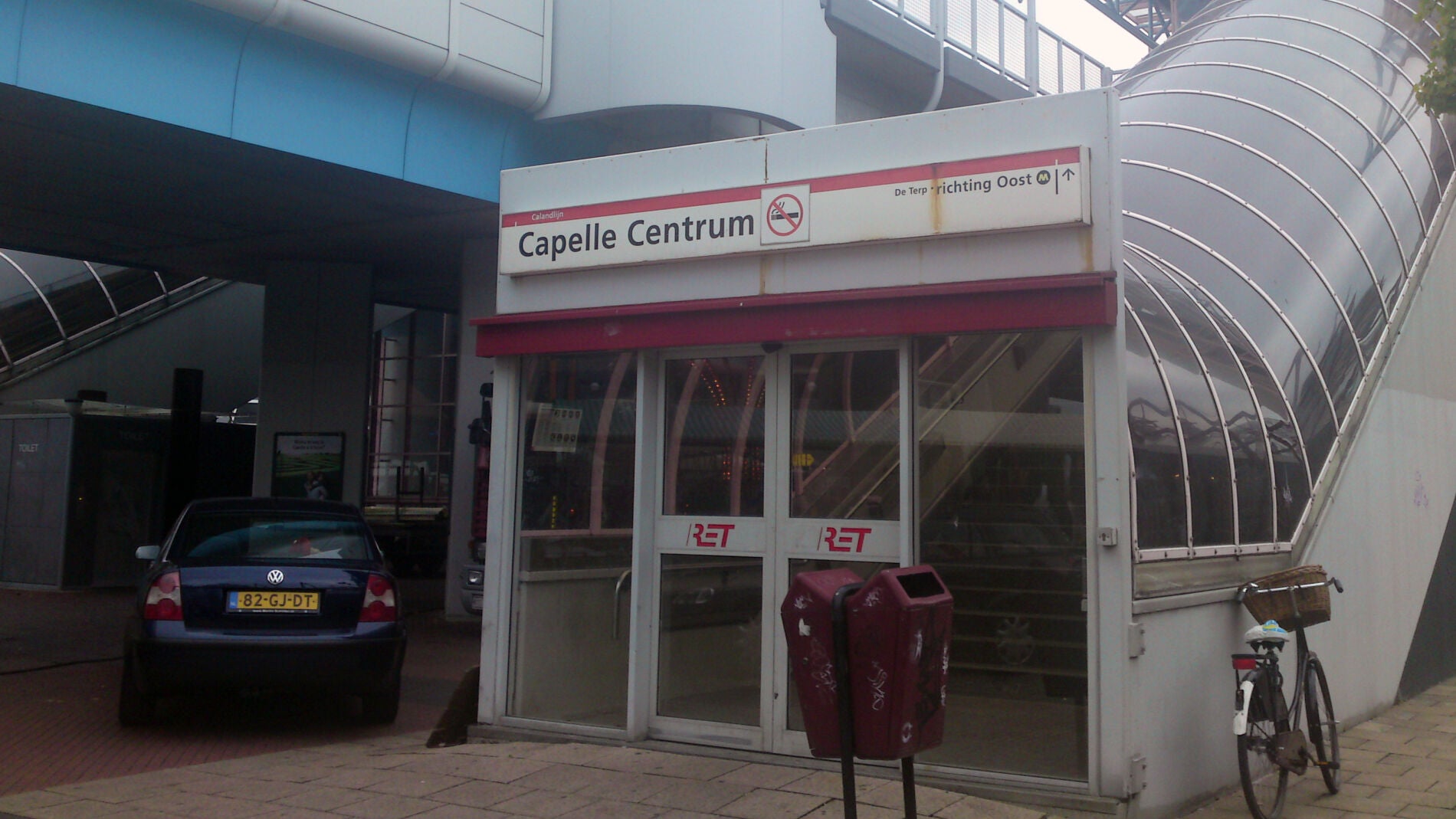 Una estaci&oacute;n de metro de la localidad holandesa de Capelle aan den Ijssel