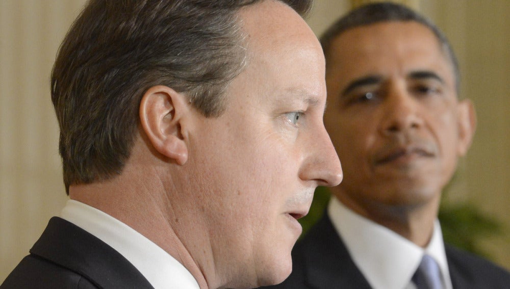 Barack Obama y David Cameron