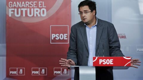 El secretario de Organizaci&oacute;n del PSOE, &Oacute;scar L&oacute;pez