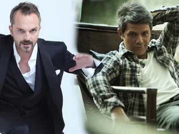 Miguel Bosé y Alejandro Sanz Miguel Bosé y Alejandro Sanz