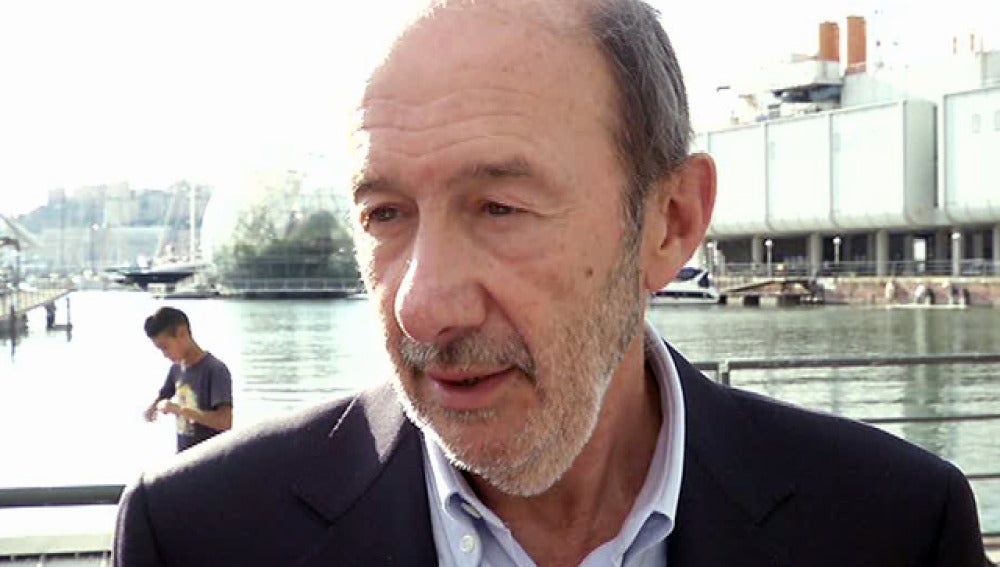 Alfredo Pérez Rubalcaba, del PSOE