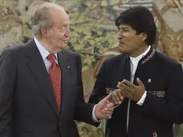 Evo Morales en su visita a España Evo Morales en su visita a España