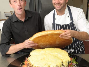 Hamburguesa gigante en Reino Unido