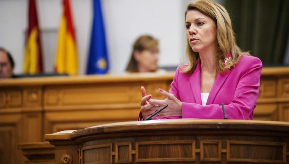 La presidenta regional, María Dolores de Cospedal, 