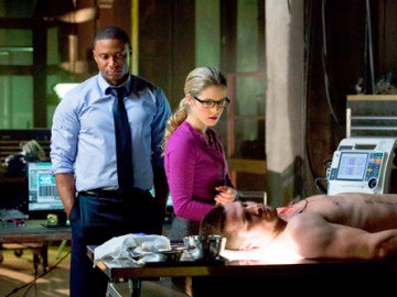 Diggle, Felicity y Oliver