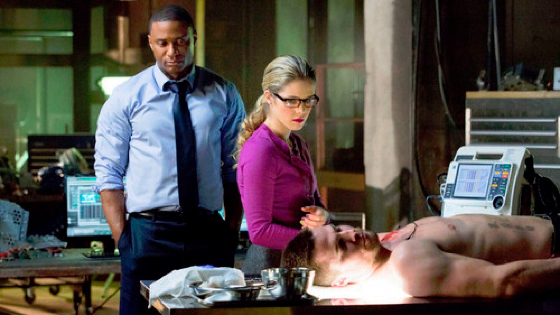 Diggle, Felicity y Oliver