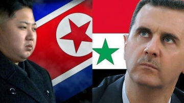 Los líderes de Corea del Norte y Siria, Kim Jong-un y Bashar al Assad