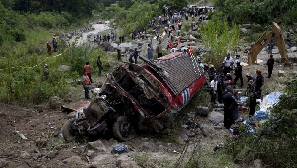 Accidente Autobús Guatemala