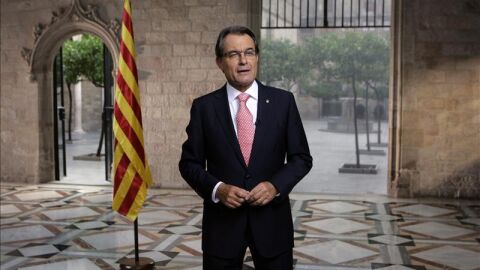 El presidente del Gobierno catal&aacute;n, Artur Mas