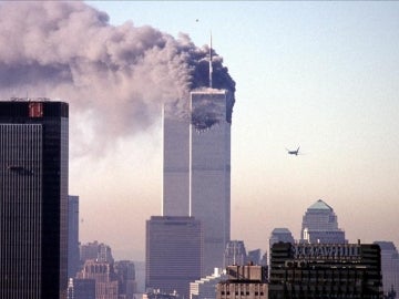 Momento del atentado terrorista del 11-S.