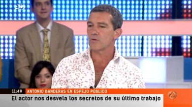 Antonio Banderas en Espejo Público (I)